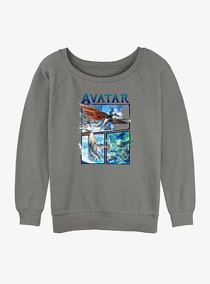 Avatar: The Way of Water Air and Sea Girls Slouchy Sweatshirt
