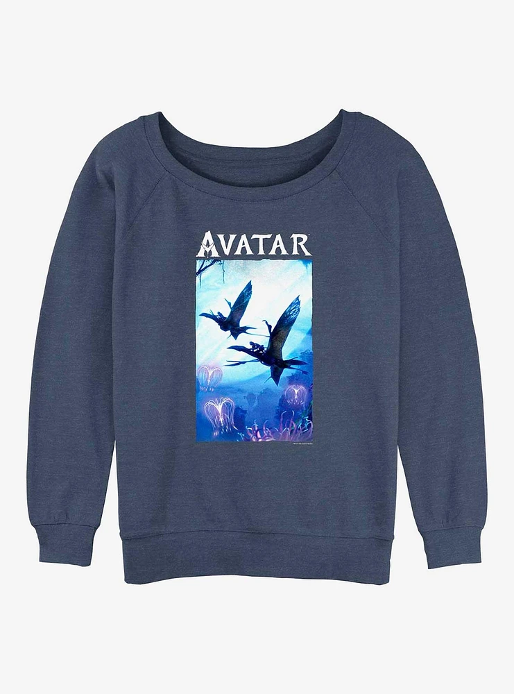 Avatar: The Way of Water Air Time Poster Girls Slouchy Sweatshirt