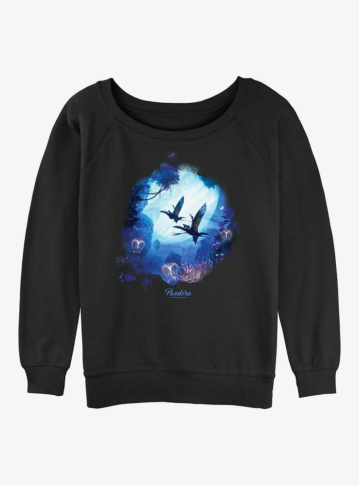 Avatar: The Way of Water Flying Banshee Girls Slouchy Sweatshirt