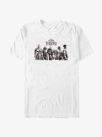 Marvel Black Panther: Wakanda Forever Character Lineup T-Shirt