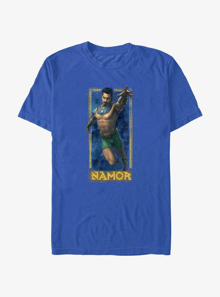 Marvel Black Panther: Wakanda Forever Namor Submariner Badge T-Shirt