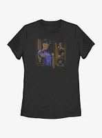 Marvel Black Panther: Wakanda Forever Character Panels Womens T-Shirt