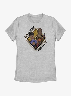 Marvel Black Panther: Wakanda Forever Shuri And Okoye Womens T-Shirt