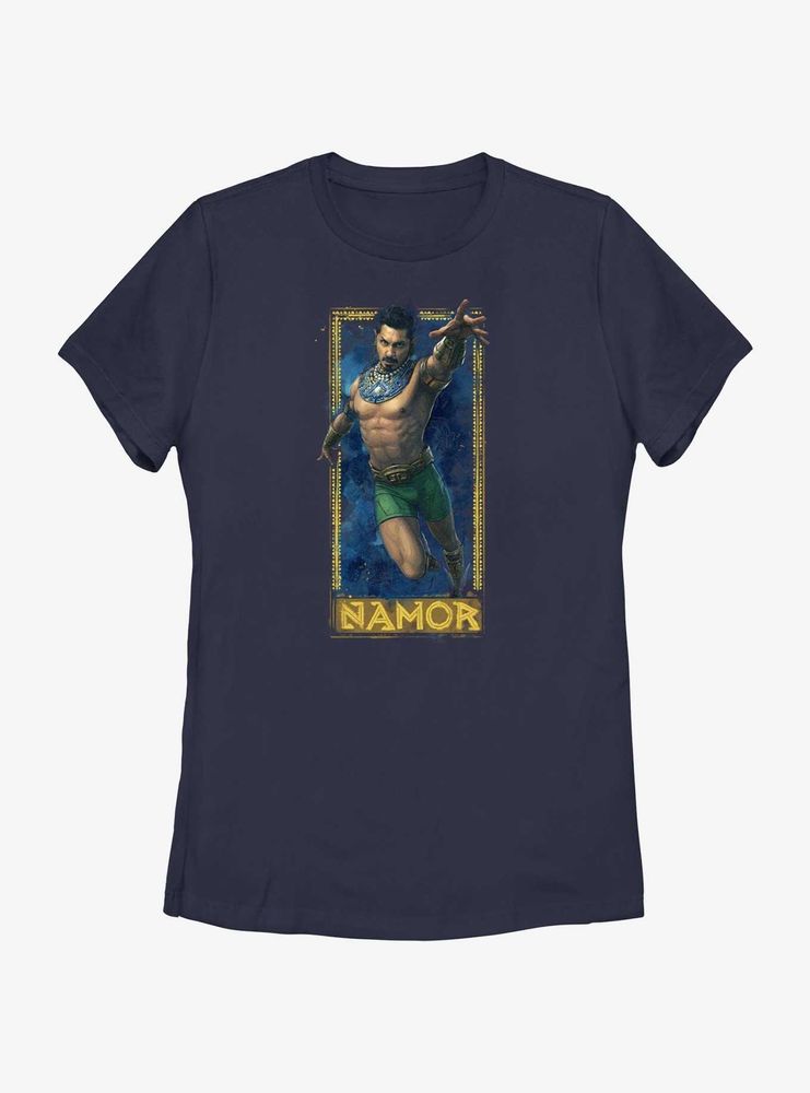 Marvel Black Panther: Wakanda Forever Namor Submariner Badge Womens T-Shirt