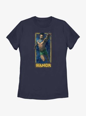 Marvel Black Panther: Wakanda Forever Namor Submariner Badge Womens T-Shirt