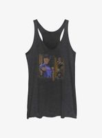 Marvel Black Panther: Wakanda Forever Character Panels Womens Tank Top