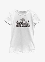 Marvel Black Panther: Wakanda Forever Character Lineup Youth Girls T-Shirt