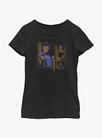 Marvel Black Panther: Wakanda Forever Character Panels Youth Girls T-Shirt