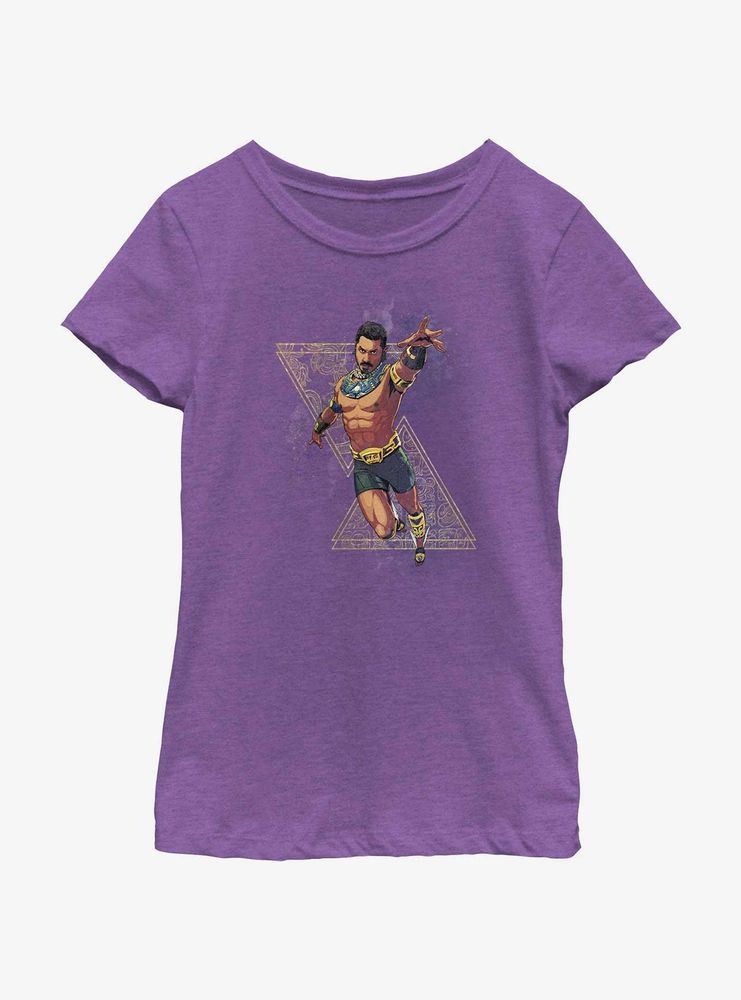 Marvel Black Panther: Wakanda Forever Namor Symbol Youth Girls T-Shirt