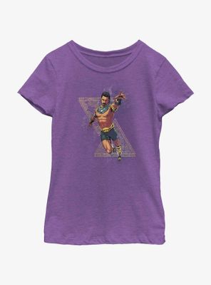 Marvel Black Panther: Wakanda Forever Namor Symbol Youth Girls T-Shirt