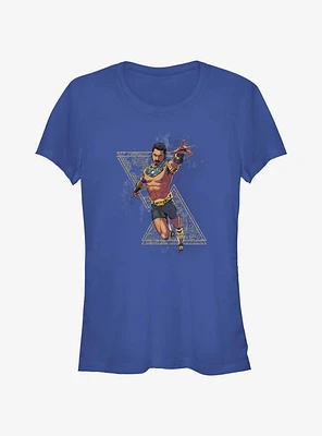 Marvel Black Panther: Wakanda Forever Namor Action Pose Girls T-Shirt