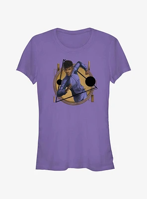 Marvel Black Panther: Wakanda Forever Shuri Badge Girls T-Shirt