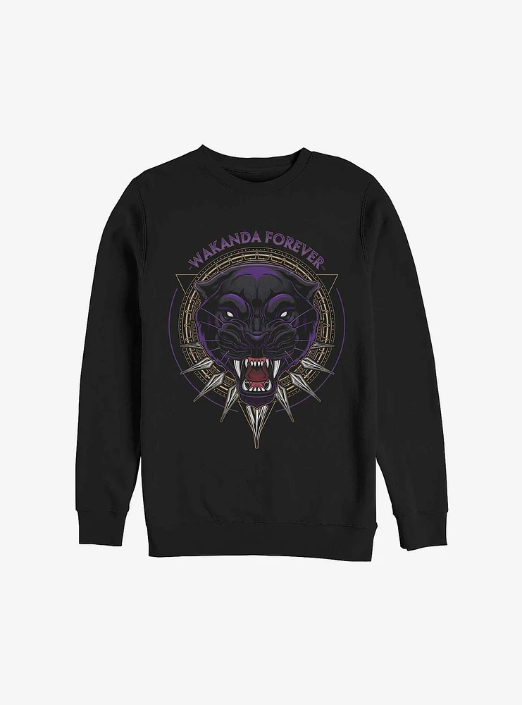 Marvel Black Panther: Wakanda Forever Growling Panther Sweatshirt