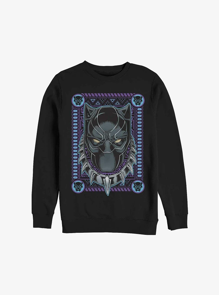Marvel Black Panther Masked Card Sweatshirt