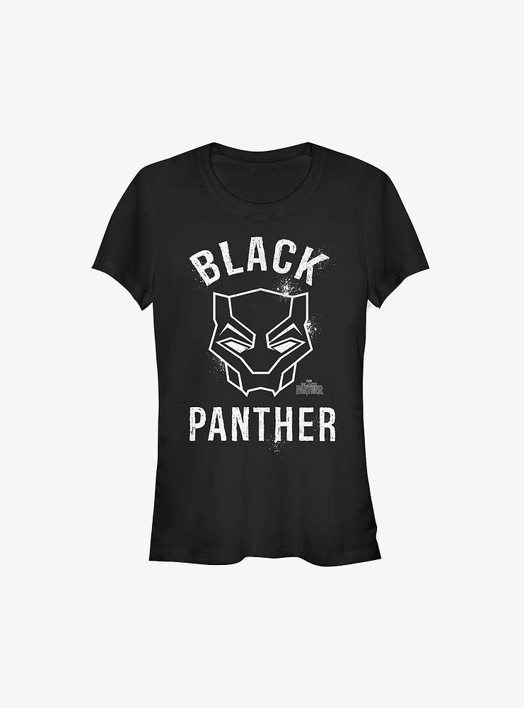 Marvel Black Panther Bold Helmet Girls T-Shirt