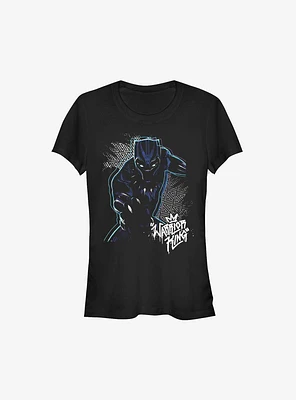 Marvel Black Panther Warrior King Girls T-Shirt