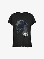 Marvel Black Panther Warrior King Girls T-Shirt