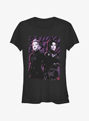 Marvel Hawkeye Fighting Chance Yelena and Kate Girls T-Shirt
