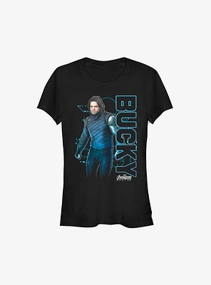 Marvel Bucky Tech Girls T-Shirt