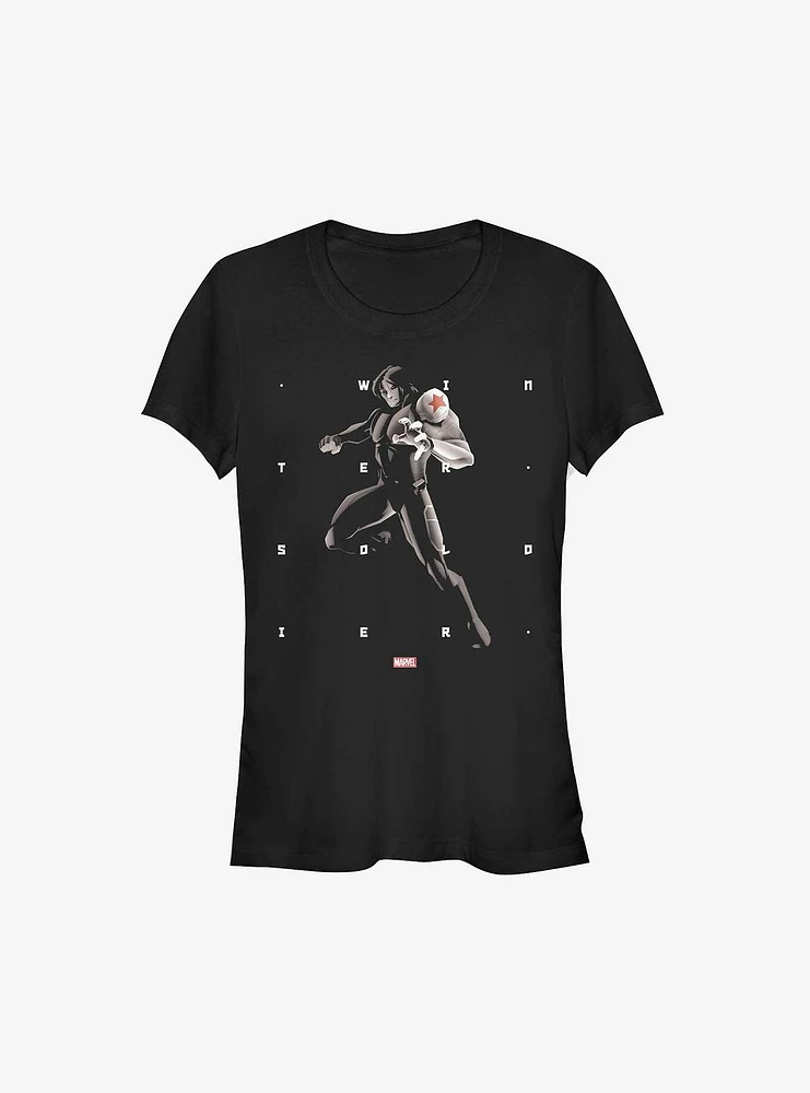 Marvel Winter Soldier Girls T-Shirt