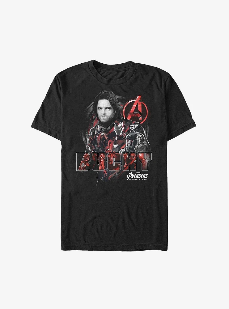 Marvel Bucky Avengers Squad T-Shirt