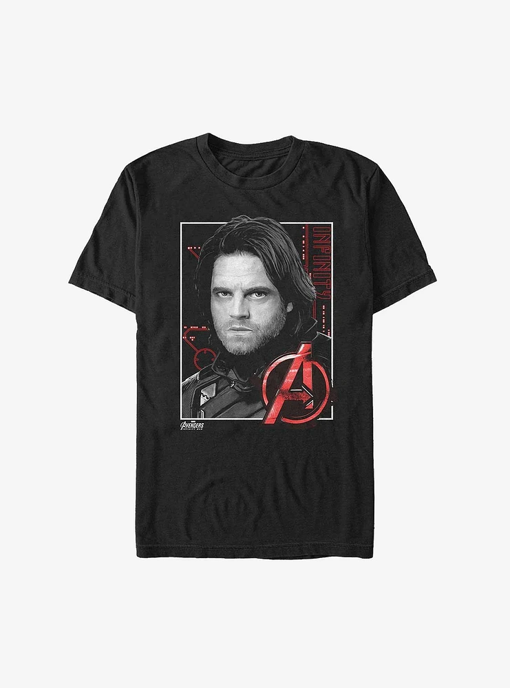 Marvel Bucky Poster T-Shirt