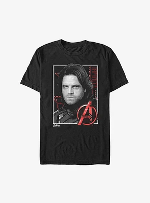 Marvel Bucky Poster T-Shirt