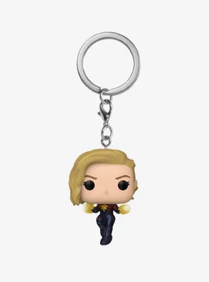 Funko Marvel The Marvels Pocket Pop! Captain Marvel Vinyl Bobble-Head Key Chain