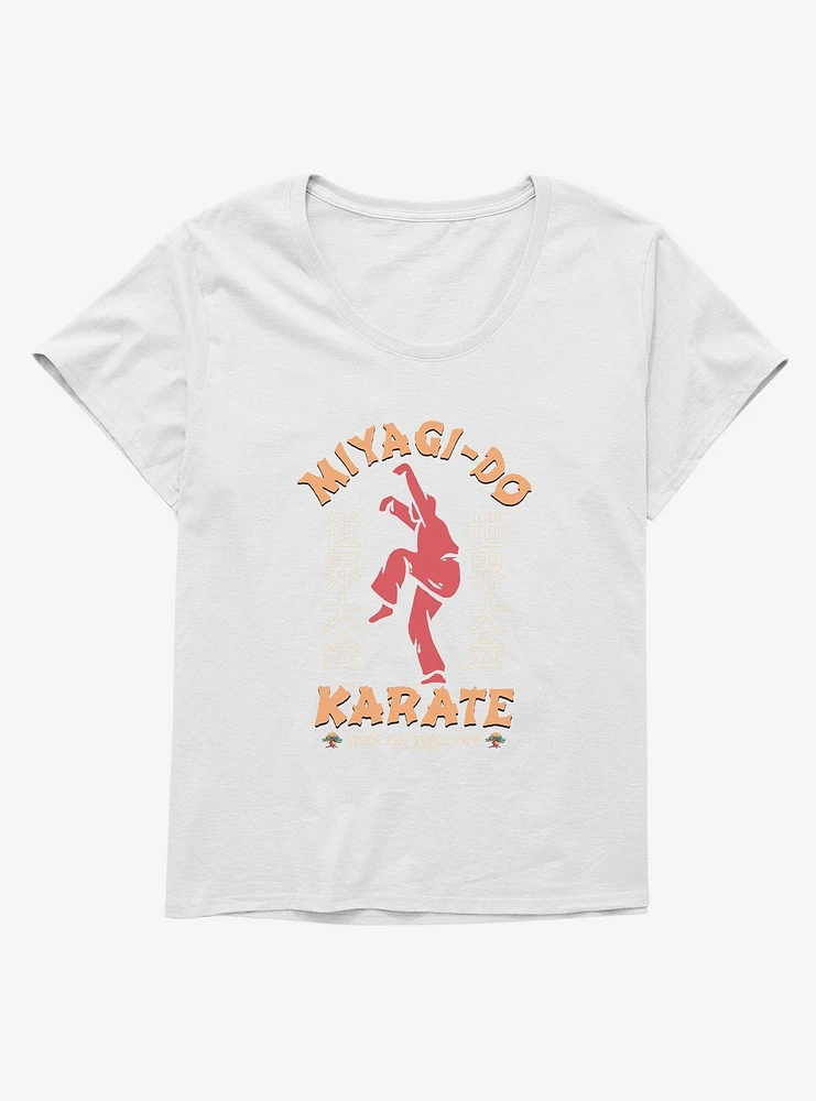 Cobra Kai Wax On Off Girls T-Shirt Plus