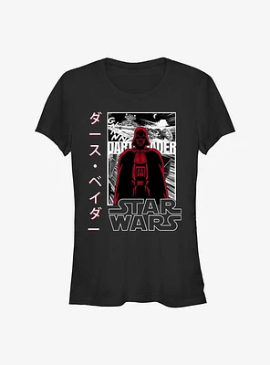 Star Wars Darth Vader Japanese Girls T-Shirt