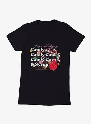 Elf Four Food Groups Womens T-Shirt
