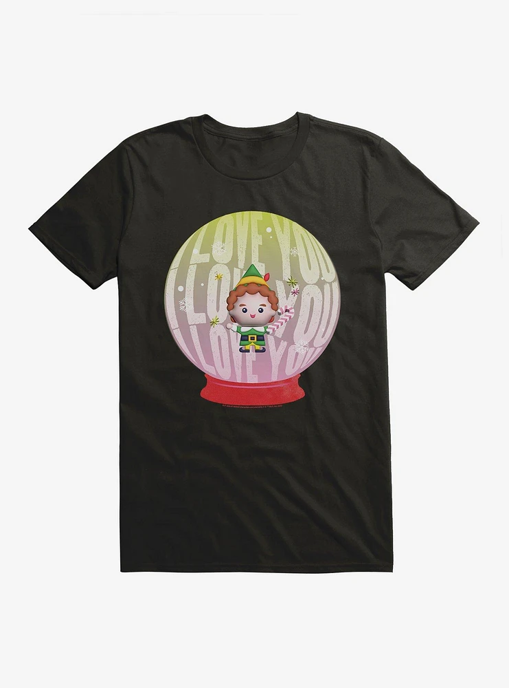 Elf I Love You Snowglobe T-Shirt