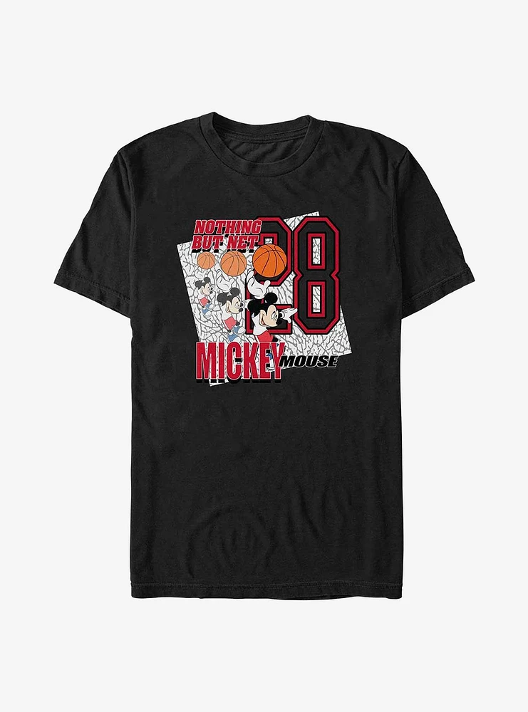 Disney Mickey Mouse Nothing But Net Basketball T-Shirt