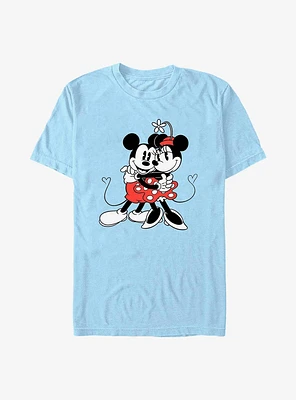 Disney Mickey Mouse Minnie & Hug T-Shirt