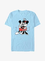 Disney Mickey Mouse Minnie & Hug T-Shirt