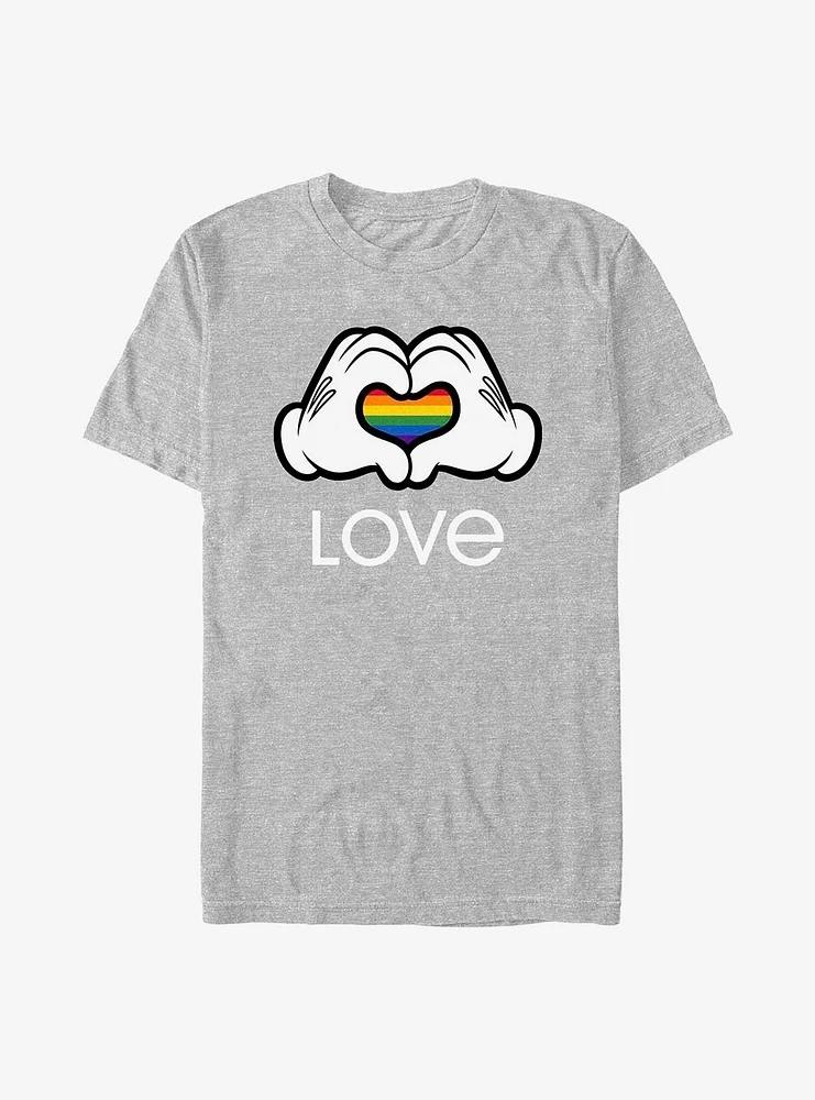 Disney Mickey Mouse Rainbow Love T-Shirt