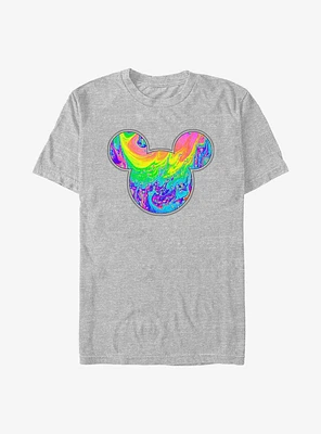 Disney Mickey Mouse Rainbow Melt Ears T-Shirt