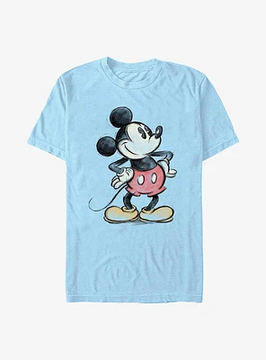 Disney Mickey Mouse Charcoal Sketch T-Shirt