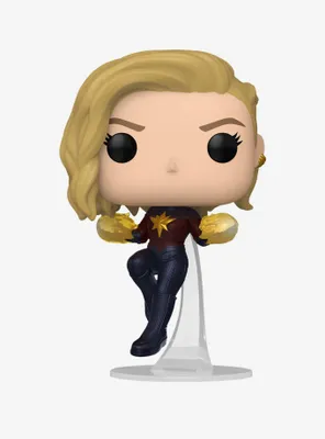 Funko Marvel The Marvels Pop! Captain Marvel Vinyl Bobble-Head Figure