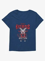 Krampus Christmas Merry Girls T-Shirt Plus