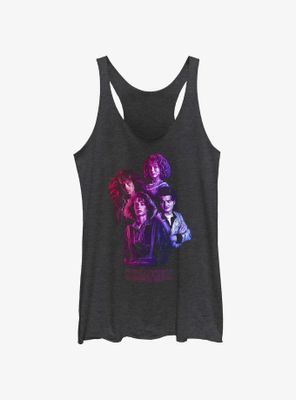Stranger Things Day Gradient Group Womens Tank Top