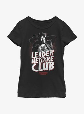 Stranger Things Day Eddie Munson Leader Of The Hellfire Club Youth Girls T-Shirt