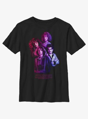 Stranger Things Day Gradient Group Youth T-Shirt