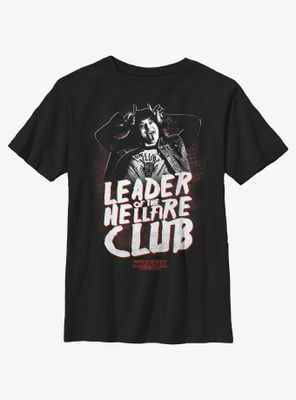 Stranger Things Day Eddie Munson Leader Of The Hellfire Club Youth T-Shirt