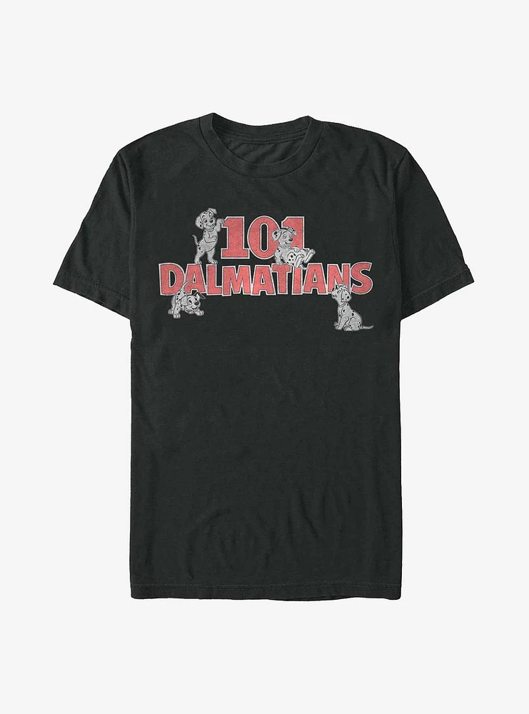 Disney 101 Dalmatians Pups Logo T-Shirt