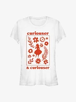 Disney Alice Wonderland Curiouser and Girls T-Shirt