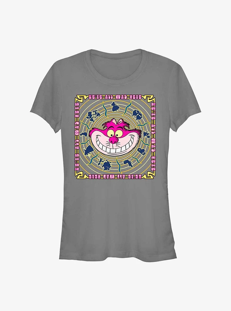 Disney Alice Wonderland Radiate Madness Cheshire Girls T-Shirt