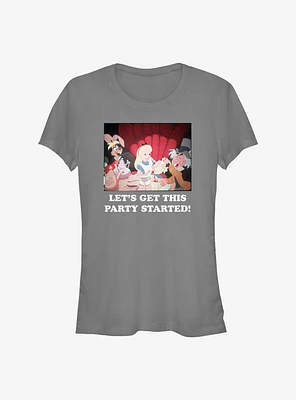 Disney Alice Wonderland Get This Party Started Girls T-Shirt