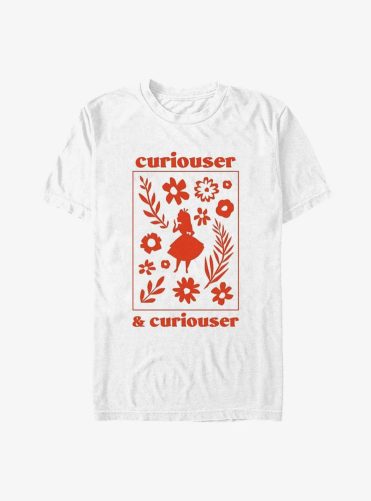 Disney Alice Wonderland Curiouser and T-Shirt