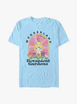 Disney Alice Wonderland Retro Botanical Garden T-Shirt